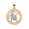 18K Gold-Plated Leo Zodiac Pendant Necklace