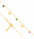 Stainless Steel Shell Charm Ankle Bracelet