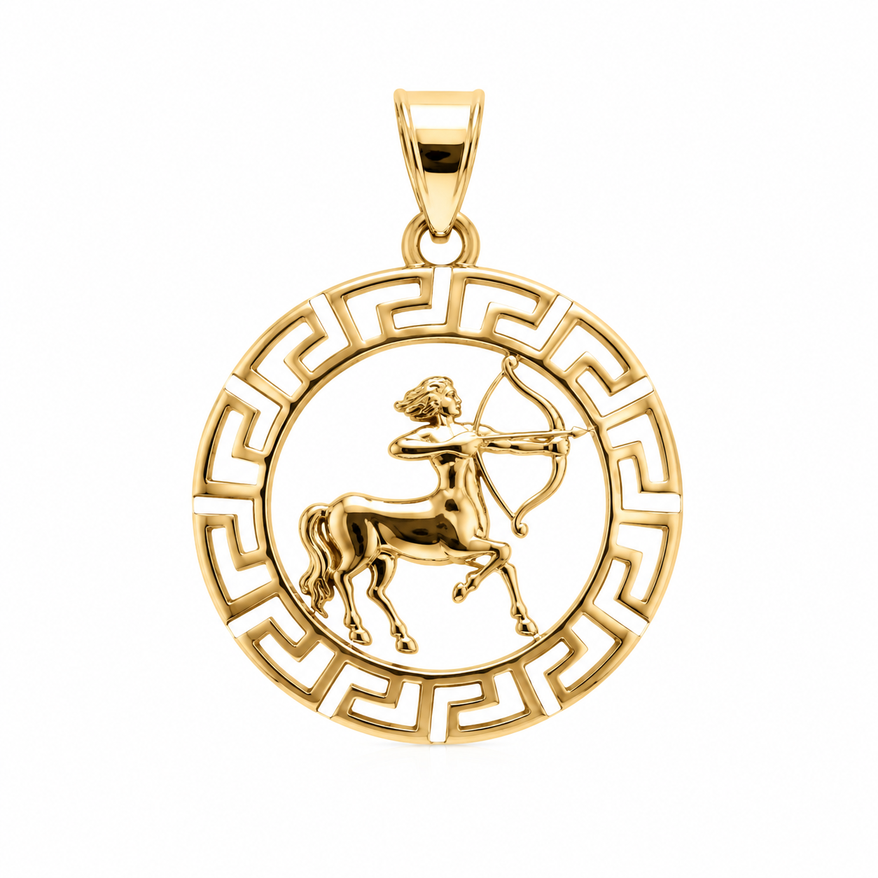 18K Gold-Plated Sagittarius Zodiac Pendant Necklace