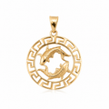 18K Gold-Plated Pisces Zodiac Pendant Necklace