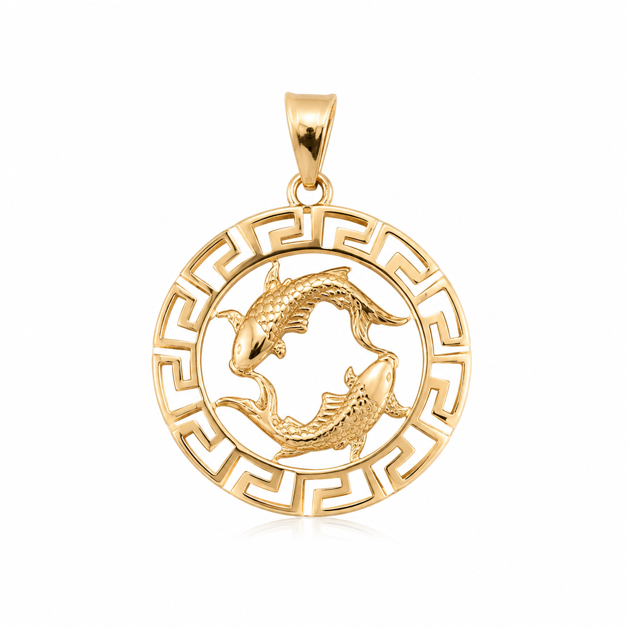 18K Gold-Plated Pisces Zodiac Pendant Necklace
