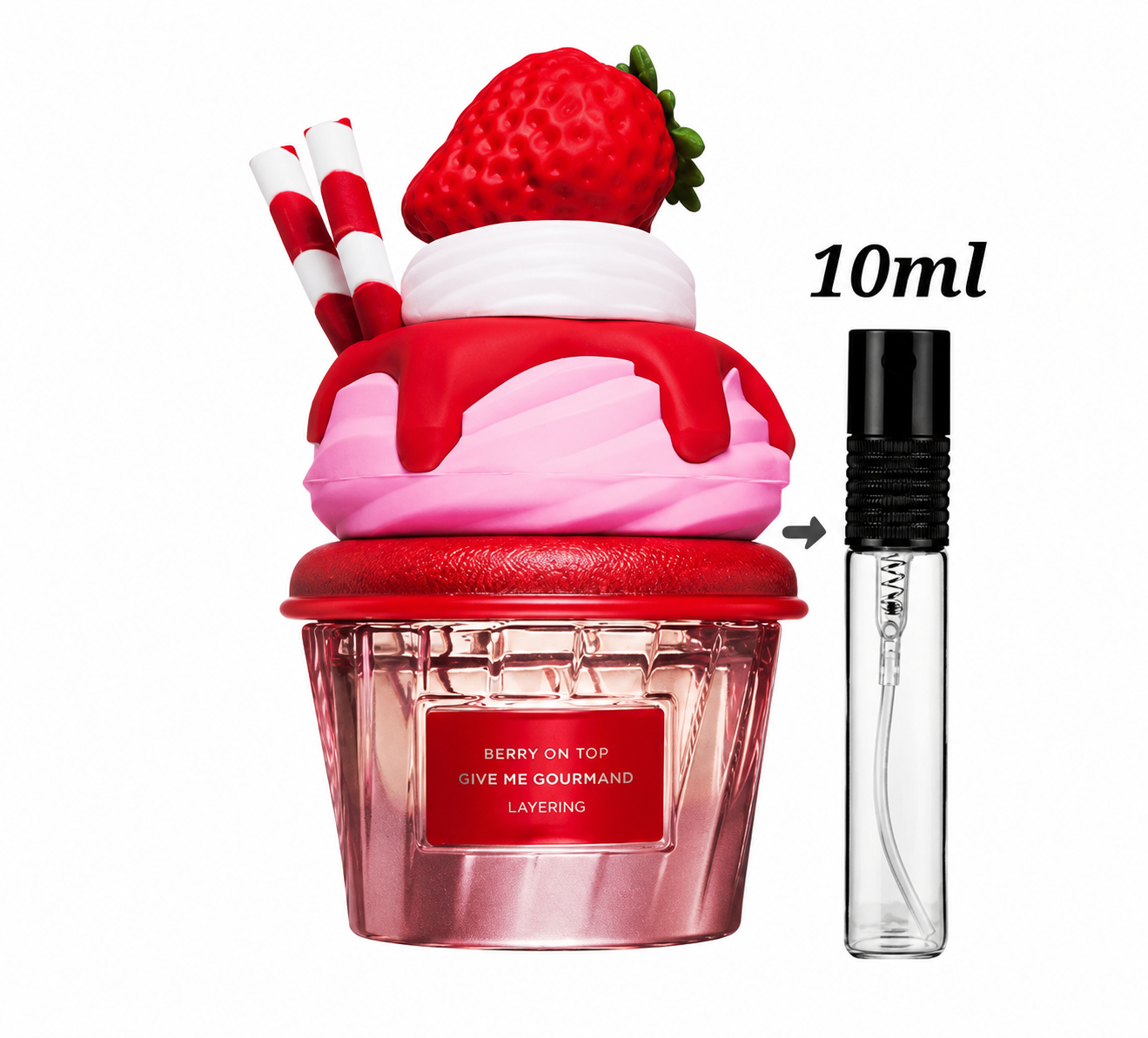 Lattafa Give Me Gourmand Berry On Top 10ml Decant Spray