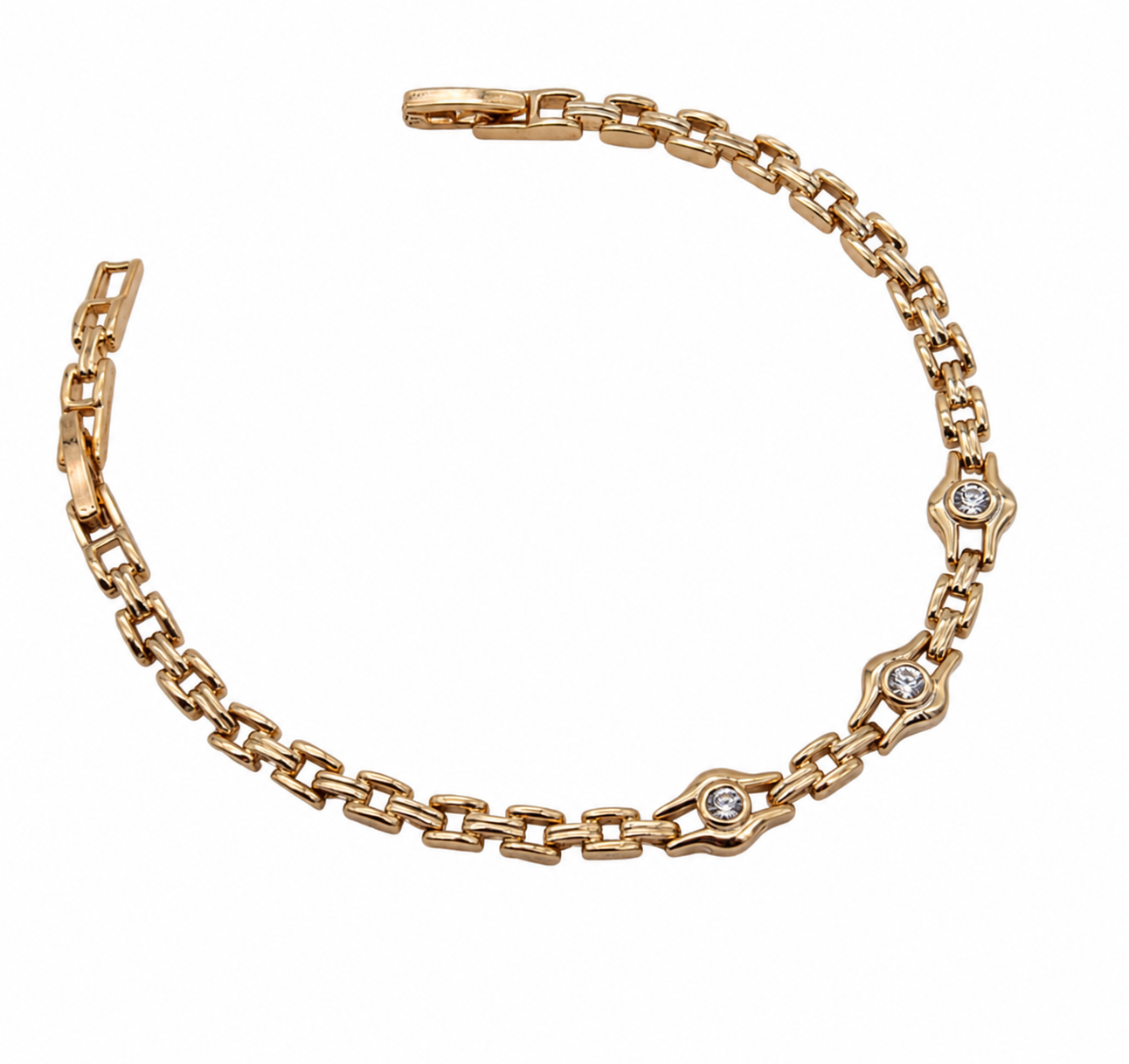 18K Gold-Plated Zircon Bracelet