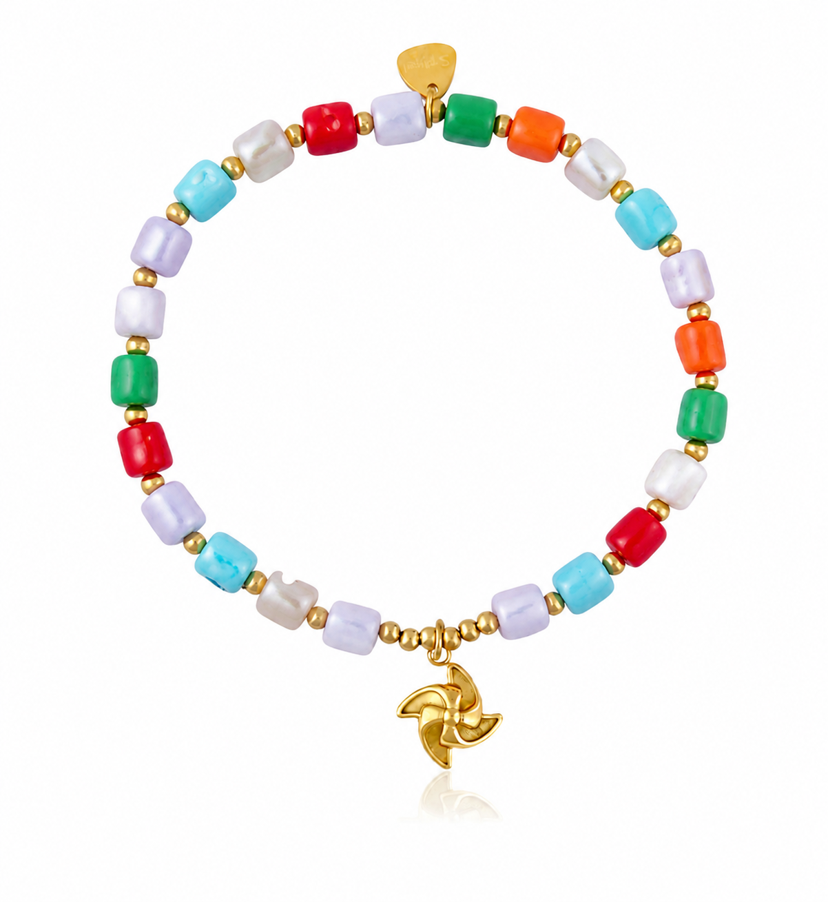 Colorful Surgical Steel Beaded Bracelet