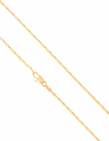 18K Gold Plated Flat Chain Necklace