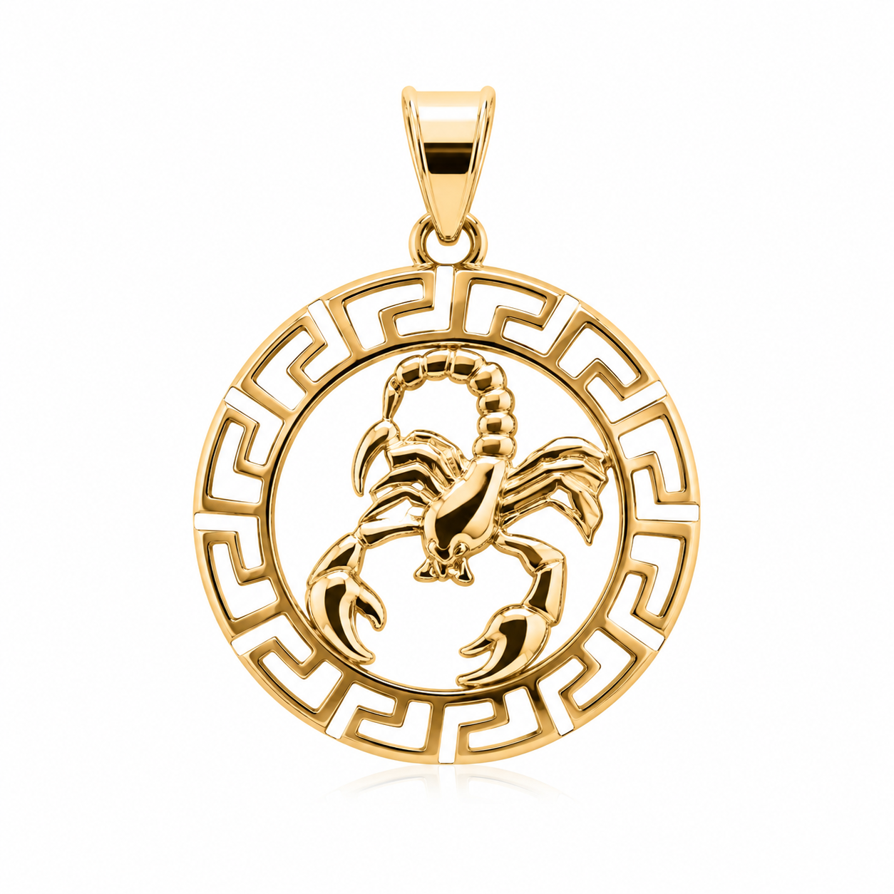 18K Gold-Plated Scorpio Zodiac Pendant Necklace