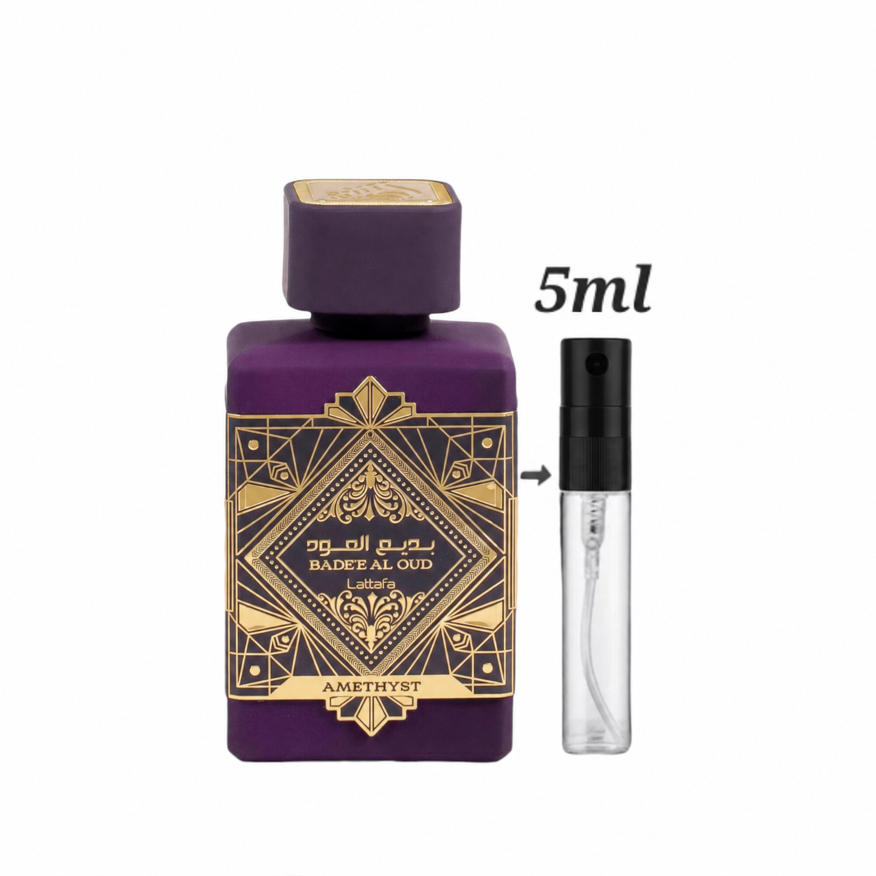 Lattafa Badee Al Oud Amethyst 5ml Decant Spray