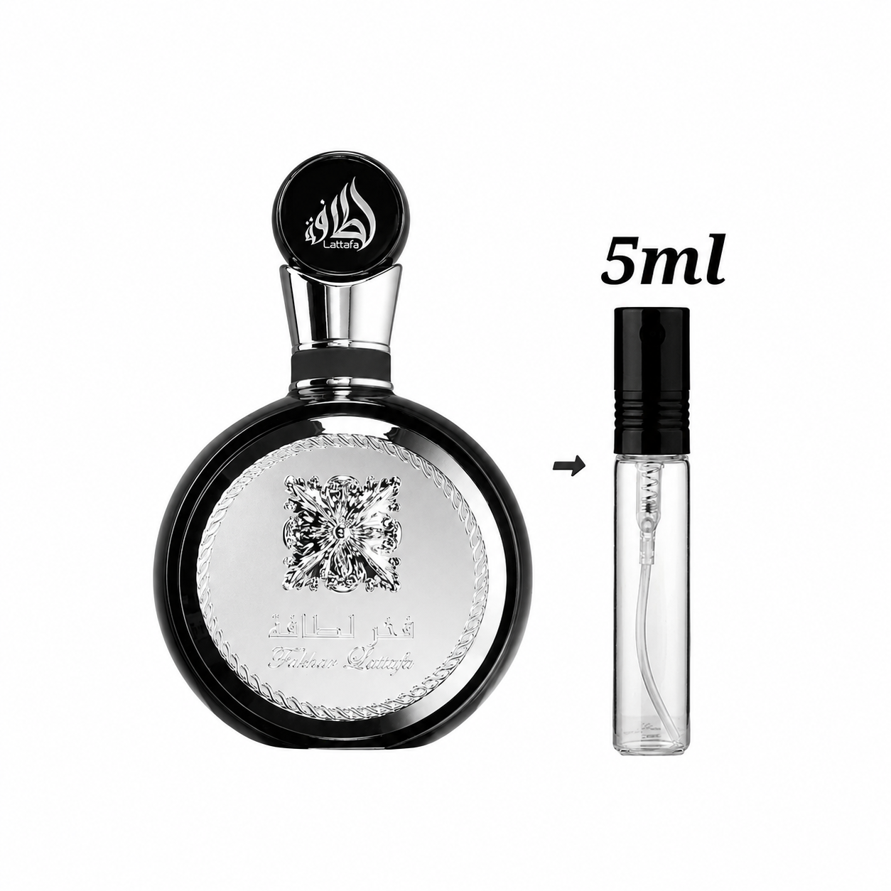 Lattafa Fakhar Black 5ml Decant Spray