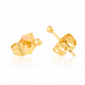 18K Gold Plated Ball Stud Earrings