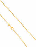 18K Gold-Plated Ball Chain Necklace