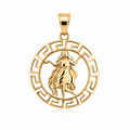 18K Gold-Plated Virgo Zodiac Pendant Necklace
