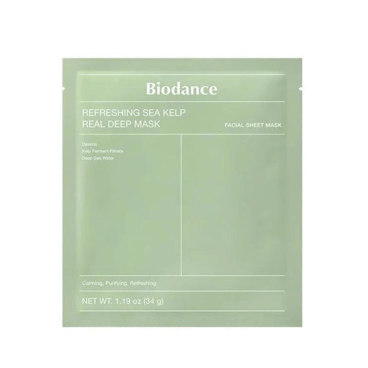 Biodance – Refreshing Sea Kelp Real Deep Mask,34g