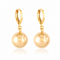 18K Gold-Plated Ball Dangle Earrings